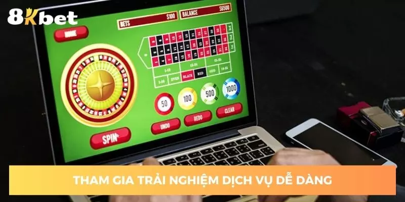 Tham gia trải nghiệm dịch vụ trên nhà cái dễ dàng